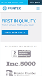 Mobile Screenshot of printexgraphics.com